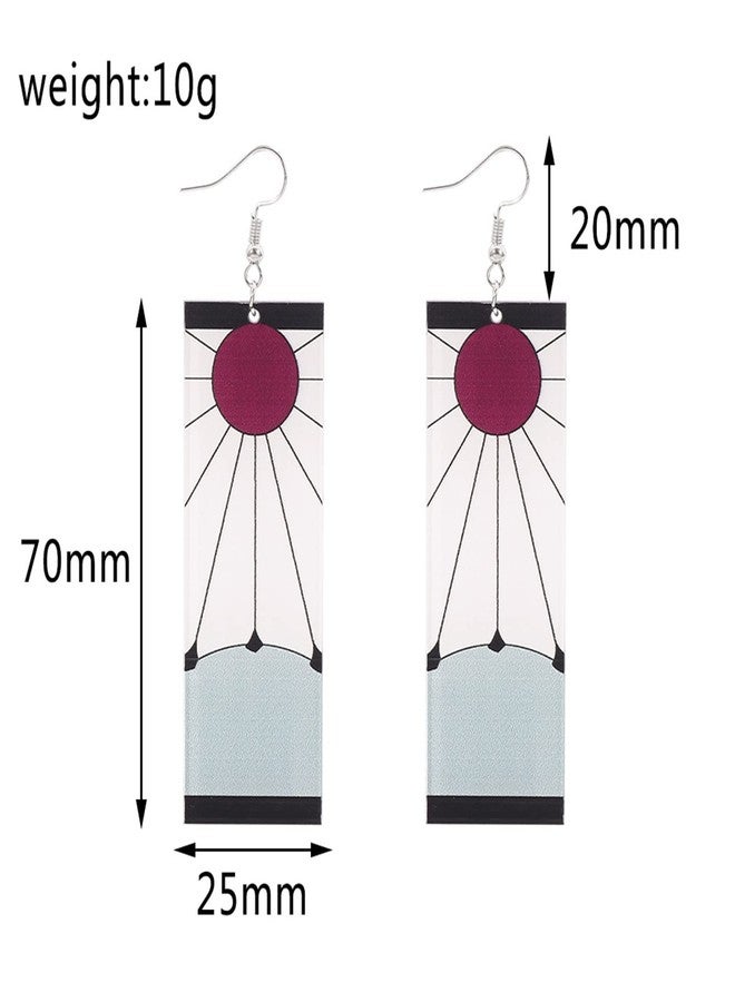 PPX 3 Pairs Acrylic Earrings and Cosplay Earrings Earrings Anime Earrings Halloween Accessories - Image 3